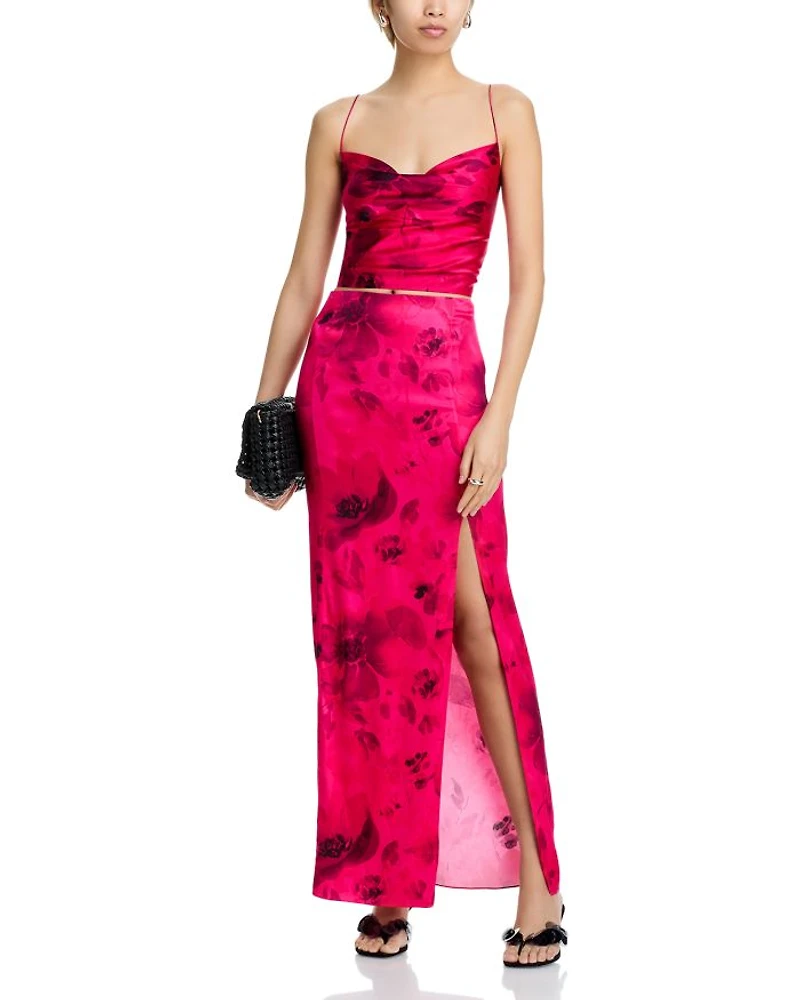 Valentina Draped Cropped Top - Exclusive
