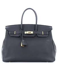Birkin Handbag Black Togo with Gold Hardware