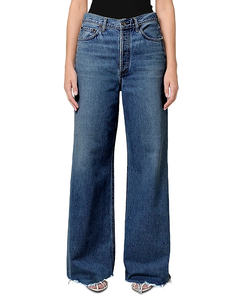 Agolde Dame High Rise Wide Leg Jeans