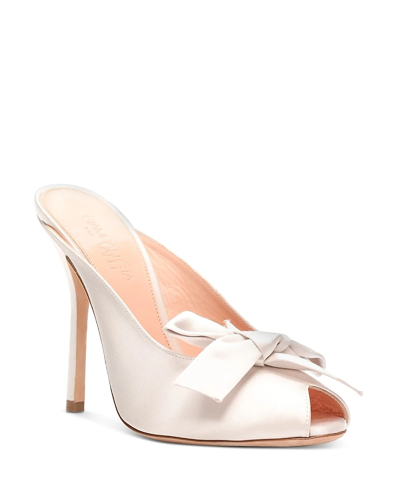 Giambattista Valli Women's Bow Peep Toe Mules