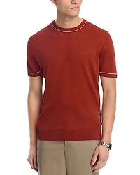 Linen Blend Crewneck Sweater