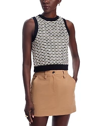 525 Alice Wavy Striped Demi Tank Top