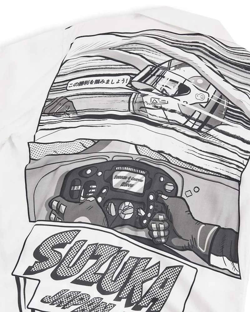 Comic Graphic Camp Shirt