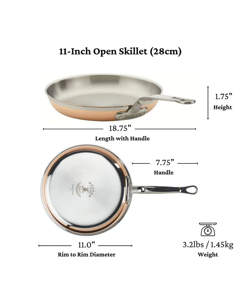 CopperBond® 11" Induction Copper Skillet