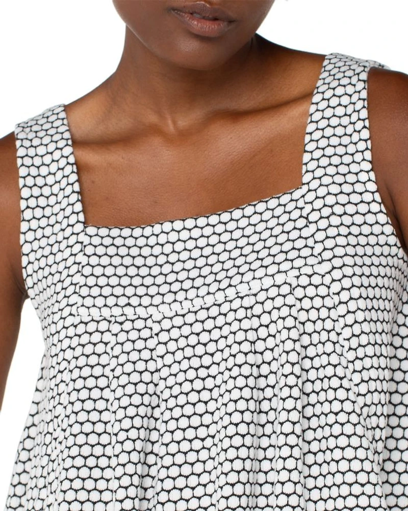 Sleeveless Square Neck Top