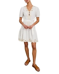 Tulip Embroidered Dress