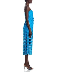 Kait Tile Lace Midi Dress - Exclusive