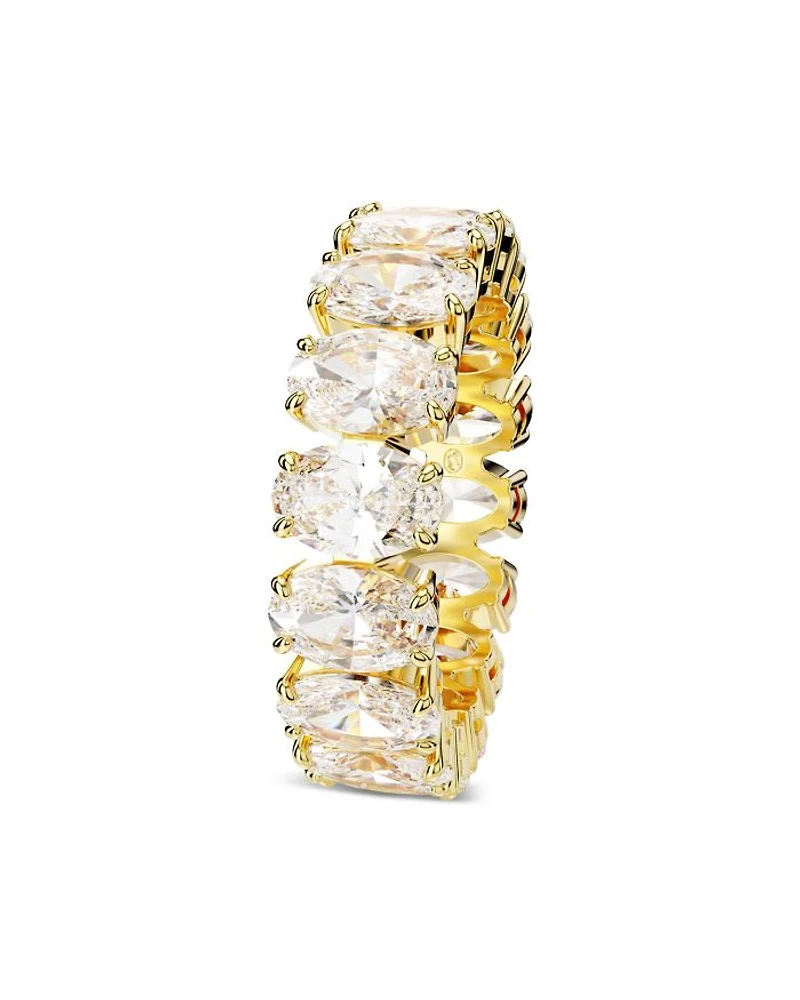 Matrix Oval Crystal Eternity Ring