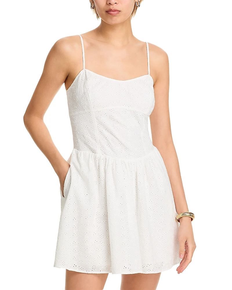Wayf Rivi Eyelet Dress