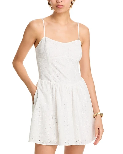 Wayf Rivi Eyelet Dress