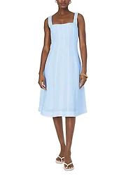 French Connection Birdie Square Neck Midi Dress