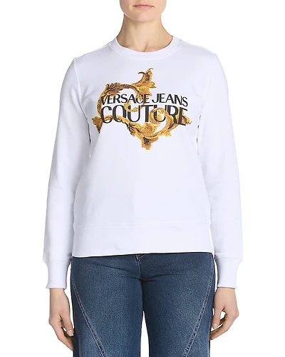 Versace Jeans Couture Studded Graphic Sweatshirt