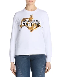Versace Jeans Couture Studded Graphic Sweatshirt