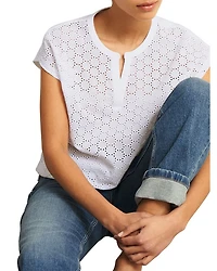 Joanna Broderie Top