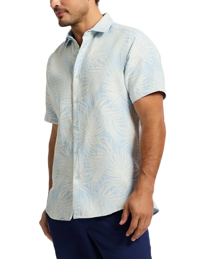 Royal Palms Printed Short Sleeve Shirt