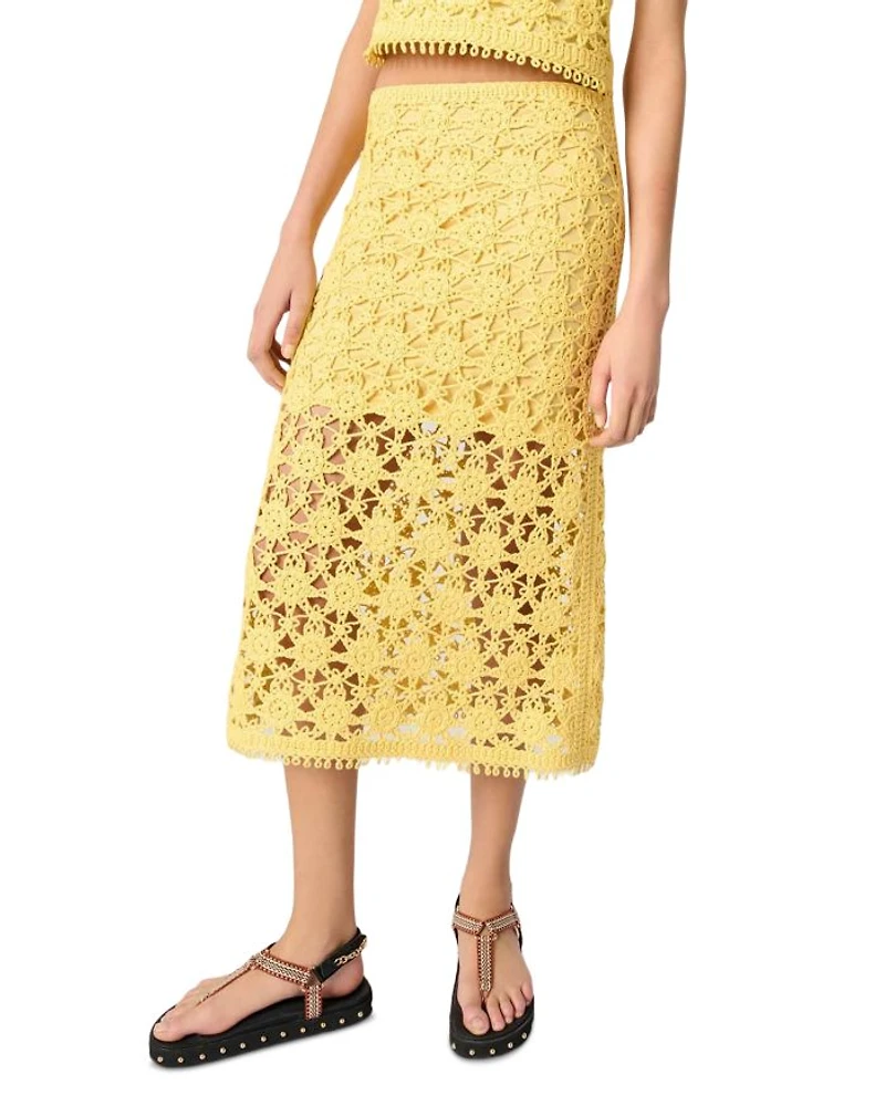 Long Crochet Skirt