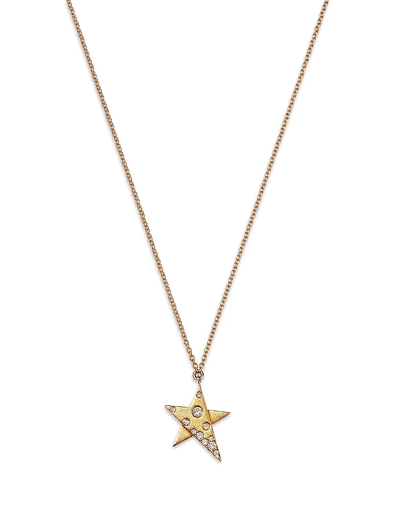 Bloomingdale's Fine Collection Diamond Star Pendant Necklace