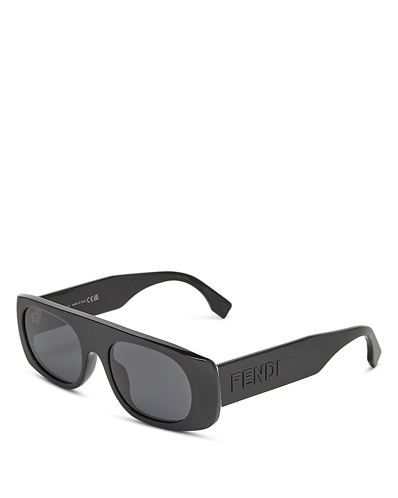 Fendi Rectangle Sunglasses, 54mm