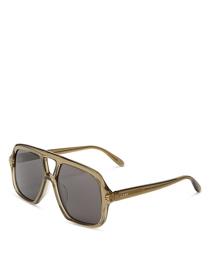 Loewe Aviator Sunglasses, 54mm