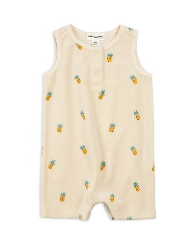 Boys' Pineapple Print Terry Cloth Romper - Baby