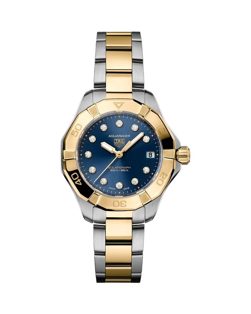 Aquaracer Solargraph Watch, 34mm