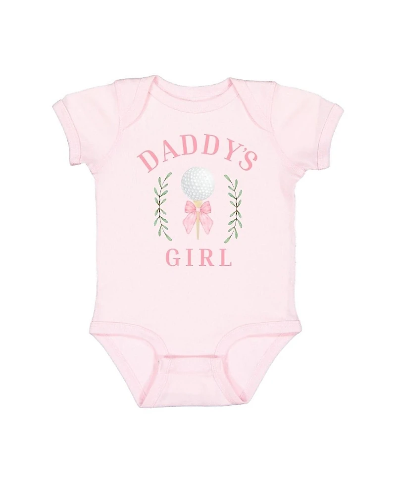 Sweet Wink Girls' Daddy's Golf Girl Short Sleeve Bodysuit - Baby