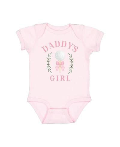 Sweet Wink Girls' Daddy's Golf Girl Short Sleeve Bodysuit - Baby
