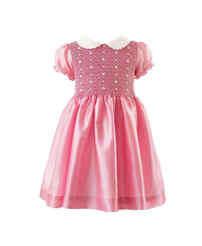 Girls' Taffeta Smocked Dress - Little Kid, Big Kid