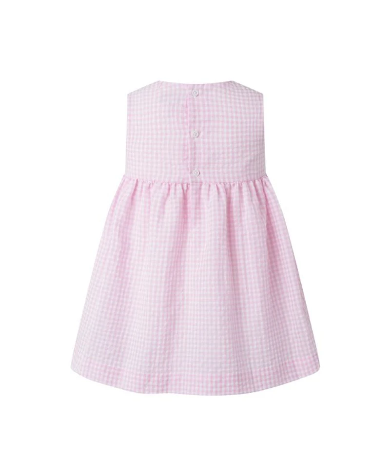 Girls' Check Bow Dress - Little Kid, Big Kid