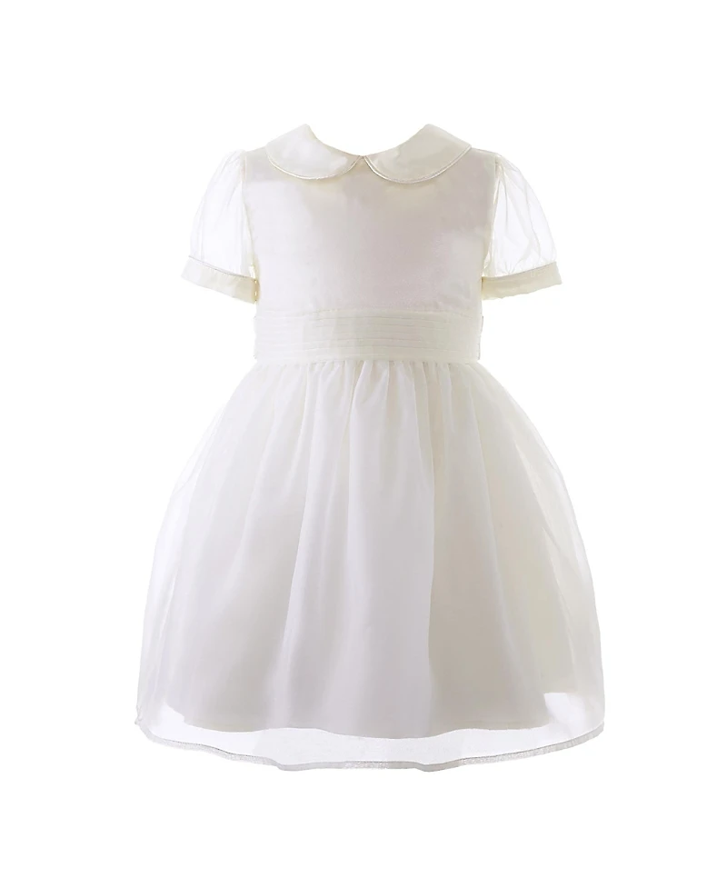 Rachel Riley Girls' Organza Pintuck Dress - Little Kid, Big Kid
