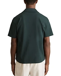Goya Short Sleeve Floral Embroidered Cuban Shirt