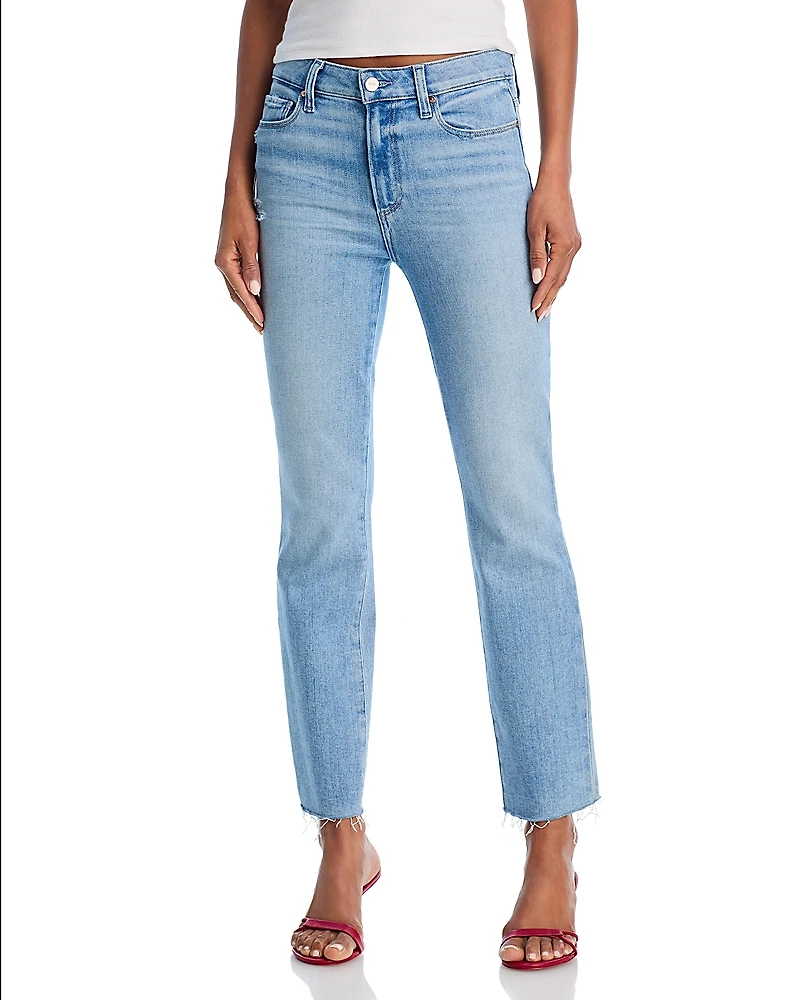 Paige Cindy Raw Hem Jeans