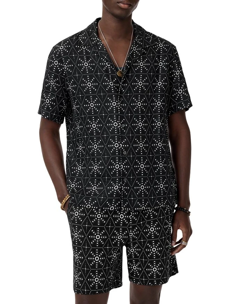 Dan Printed Camp Shirt