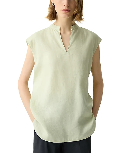 Theory Boxy Linen Top