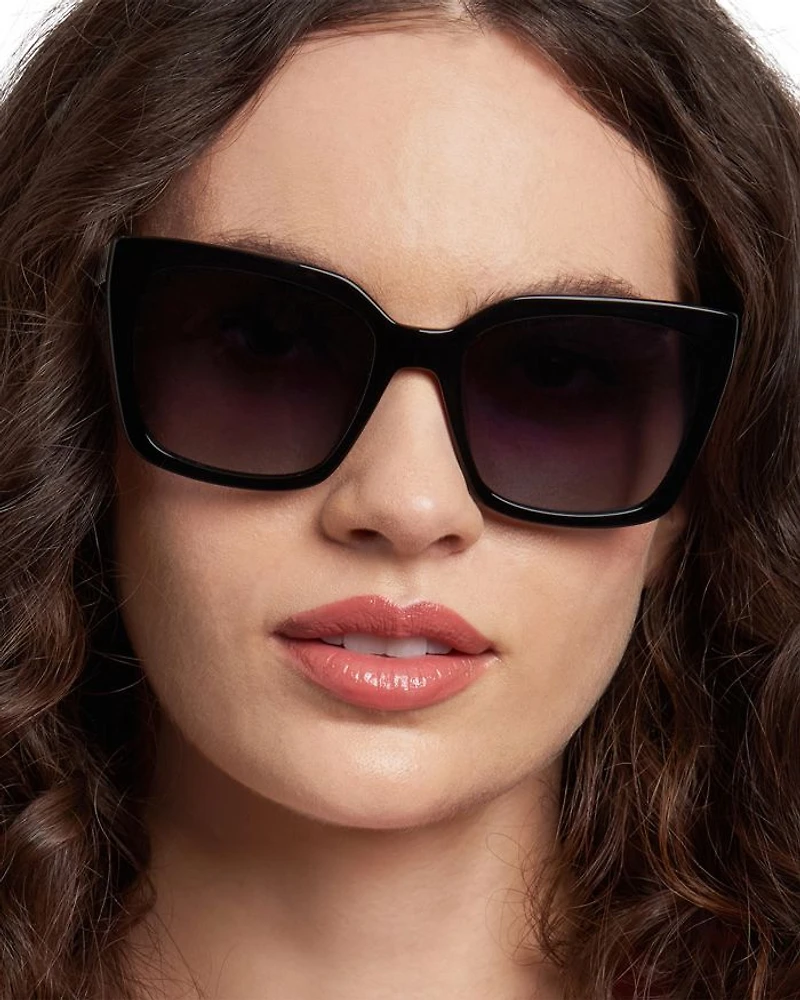 Lilah Square Sunglasses, 55mm