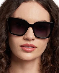 Lilah Square Sunglasses, 55mm