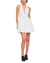 Ronny Kobo Tuberose Bubble Hem Mini Dress