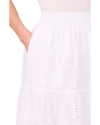 Tiered Circle Midi Skirt