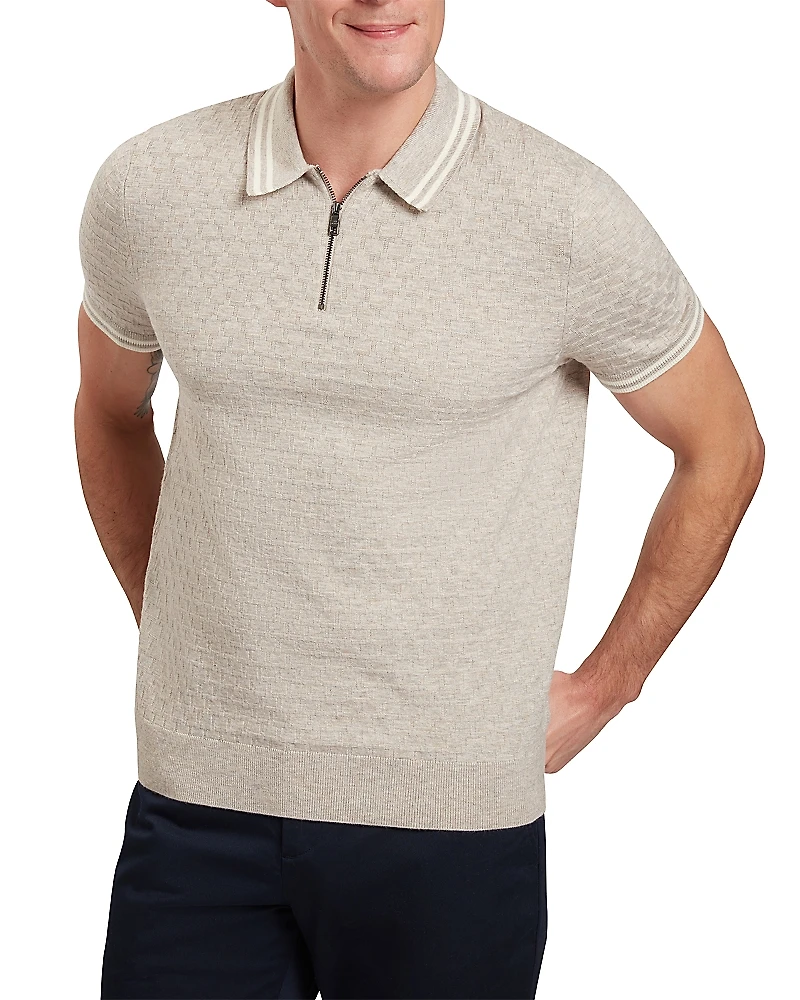 Ted Baker Mahani Zip Polo Shirt
