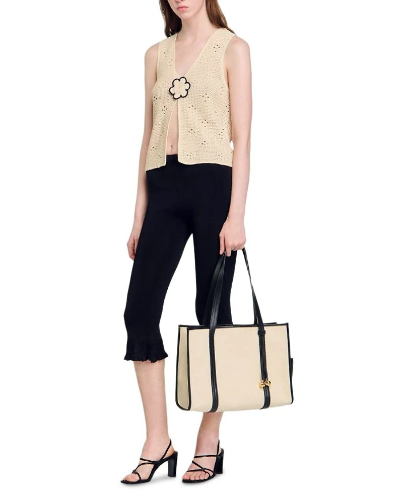 Ruffled Capri Pants