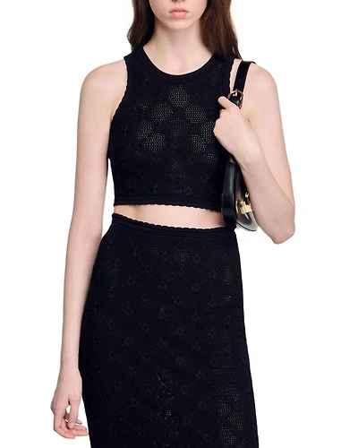 Knit Cropped Top