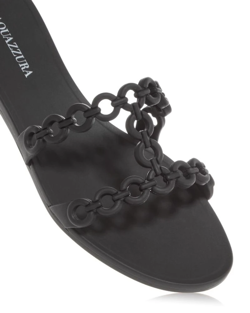 Women's Infinity Chain Jelly Sandals