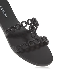 Women's Infinity Chain Jelly Sandals