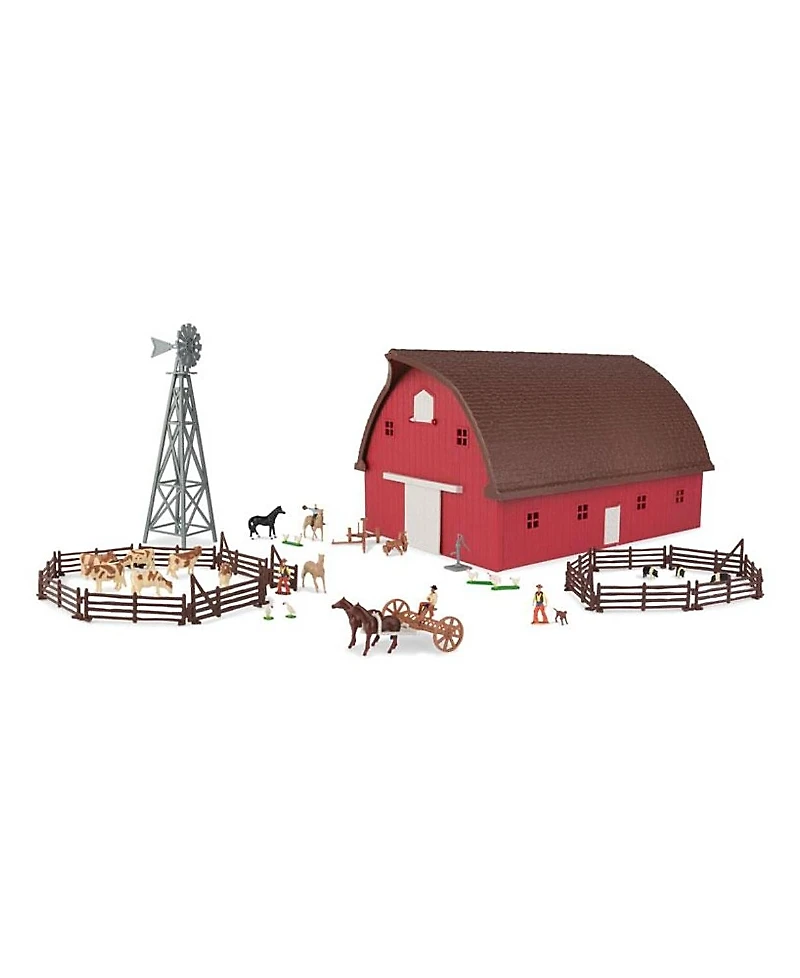 Ertl 1/64 Farm Country Round Gable Barn Set Toy - Age 5+ Years