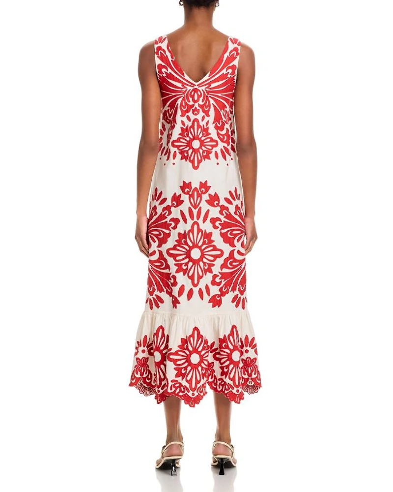 Liliana Appliqué Maxi Dress