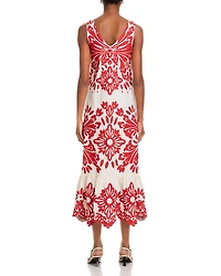 Liliana Appliqué Maxi Dress
