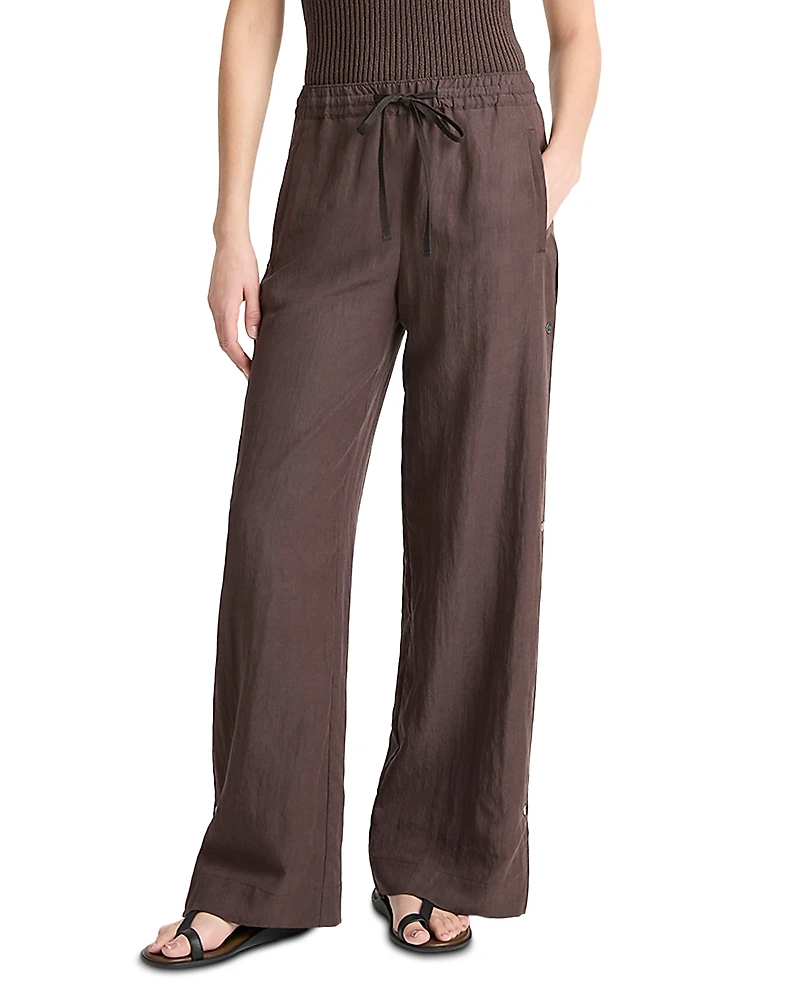 Vince Low Rise Side Snap Pants