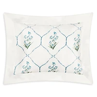 Gingerlily Forget Me Not Silk Oxford Standard Pillowcase
