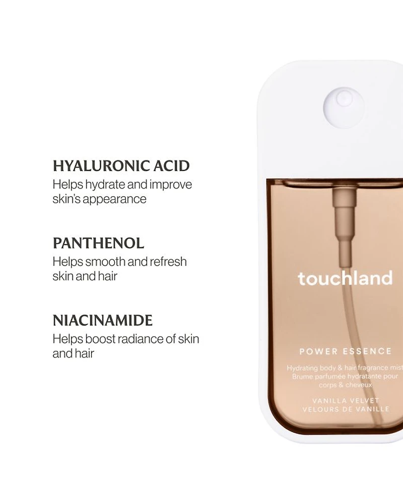 Power Essence Hydrating Body & Hair Fragrance Mist - Vanilla Velvet 2 oz.
