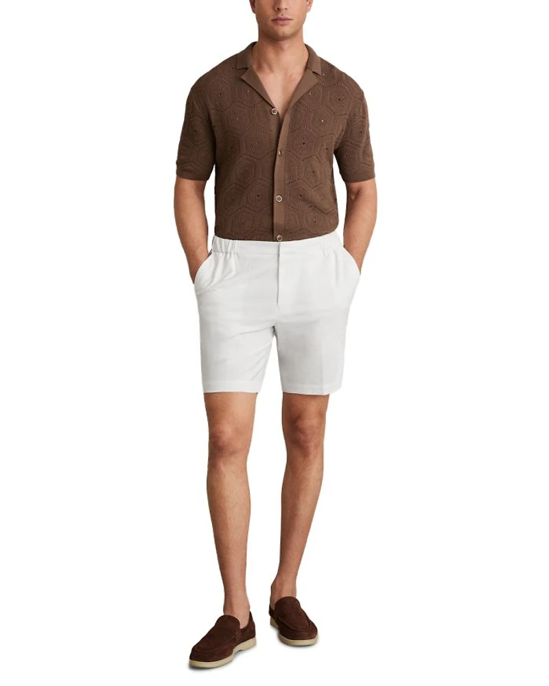 Drawstring Slim Fit Chino Shorts